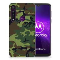 Motorola One Macro | TPU bumper | Army Dark