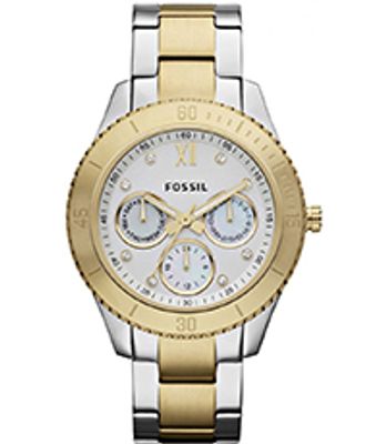 Horlogeband Fossil ES3208 Roestvrij staal (RVS) Multicolor 18mm