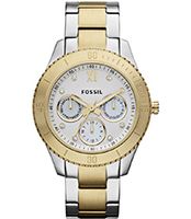 Horlogeband Fossil ES3208 Roestvrij staal (RVS) Multicolor 18mm