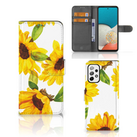 Hoesje voor Samsung Galaxy A73 5G Zonnebloemen