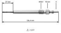 Gloeibougie VALEO, Spanning (Volt)4,4V, u.a. für VW, Seat, Porsche, Audi, Skoda