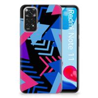 Xiaomi Redmi 10 | Redmi Note 11 4G | TPU Hoesje | Funky Triangle