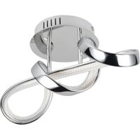 LED Wandlamp Dimbaar 18W - Natuurlijk Wit 4000K - Glans Chroom