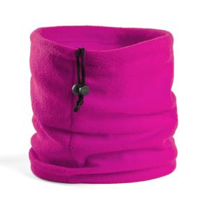 Nekwarmer - fleece - fuchsia roze - colsjaal - voor volwassenen