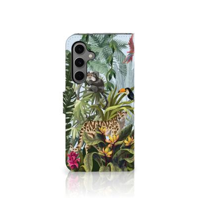 Telefoonhoesje | Met pasjeshouder | voor Samsung Galaxy S24 FE Jungle
