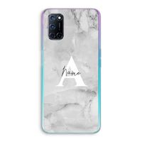 Ivory Marble: Oppo A52 Transparant Hoesje