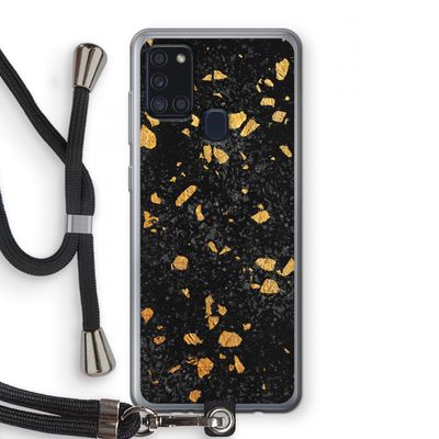 Terrazzo N°7: Samsung Galaxy A21s Transparant Hoesje met koord