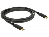 Delock 83668 USB 3.1 Gen 1 (5 Gbps) kabel Type-C naar Type-C 2 m PD 3 A E-Marker