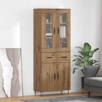 Hoge kast met lade Artisan Eiken 69,5 x 34 x 90 cm Bewerkt hout