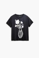 Effen T-shirt vaas - BLACK - L