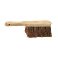 Handveger/stoffer - hout - kokosvezels - 30 cm - binnen/buiten - droog vuil opvegen