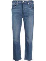 Citizens of Humanity slim-cut cropped-leg jeans - Bleu