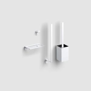 Toiletaccessoire-set Clou Fold Mat Wit Clou