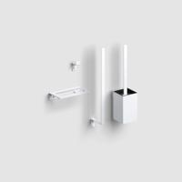 Toiletaccessoire-set Clou Fold Mat Wit Clou Toiletaccessoire-set Clou Fold Mat Wit Clou