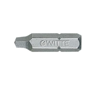 Witte bits vierkant - 1/4" - 25 mm - Robertson 1