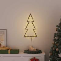 VidaXL Kerstverlichting kerstboom silhouet 80 leds warm wit