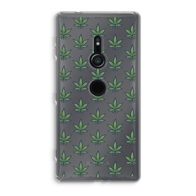 Weed: Sony Xperia XZ2 Transparant Hoesje