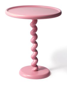 POLSPOTTEN table d'appoint Twister - Rose