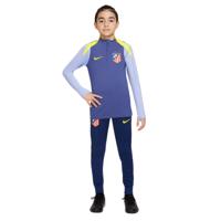 Nike Atletico Madrid Strike Trainingspak 1/4-Zip 2025-2026 Kids Donkerpaars Donkerblauw Geel