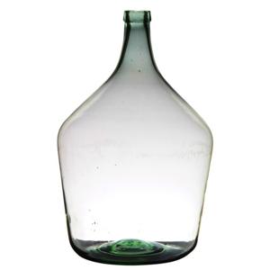 Transparante luxe grote stijlvolle flessen vaas - glas - B29 x H46 cm - Bloemen/takken vaas