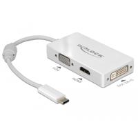 DeLOCK DeLOCK USB-C > VGA / HDMI / DVI - thumbnail