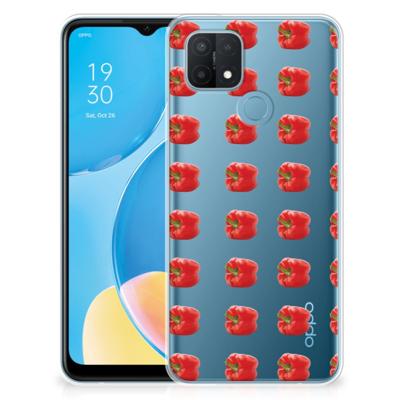 OPPO A15 | Siliconen Case | Paprika Red