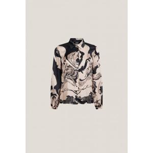 Jansen Amsterdam - Beige | Dames | Blouse | Beige | 3XL | regular | Kamst mode
