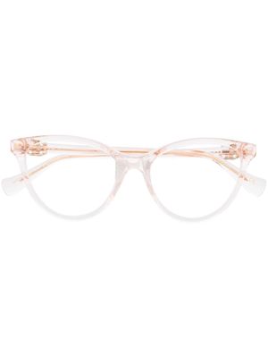 Gucci Eyewear lunettes de vue à monture papillon - Rose
