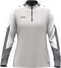 JAKO 8670D Ziptop Dynamic Dames - Lichtgrijs/Wit/Grijs - S (34/36)