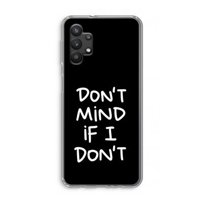 Don't Mind: Samsung Galaxy A32 5G Transparant Hoesje