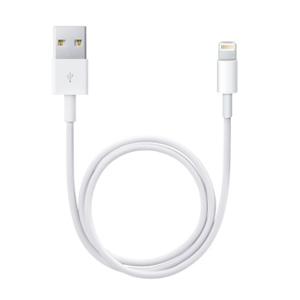 Apple Apple iPad/iPhone/iPod Aansluitkabel [1x USB-A 2.0 stekker - 1x Apple dock-stekker Lightning] 0.50 m Wit