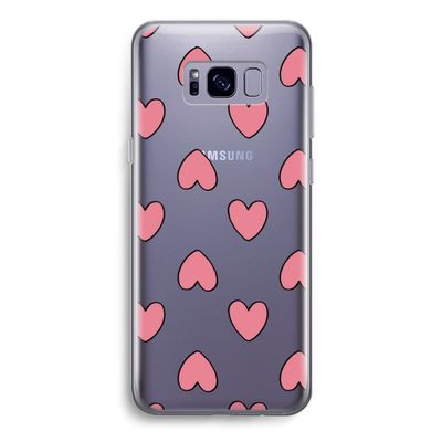 Ondersteboven verliefd: Samsung Galaxy S8 Transparant Hoesje