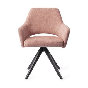 Jesper Home Yanai eetkamerstoel Pink Punch turn black