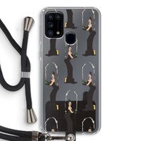 Pop Some Kim: Samsung Galaxy M31 Transparant Hoesje met koord