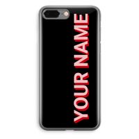 Namecase: iPhone 8 Plus Transparant Hoesje Namecase: iPhone 8 Plus Transparant Hoesje