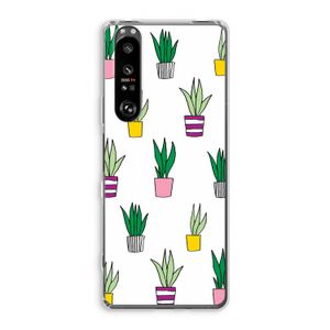 Sanseveria: Sony Xperia 1 III Transparant Hoesje