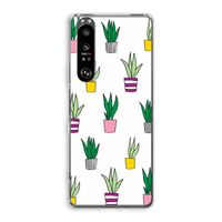 Sanseveria: Sony Xperia 1 III Transparant Hoesje