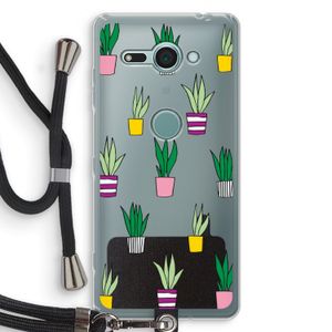 Sanseveria: Sony Xperia XZ2 Compact Transparant Hoesje met koord