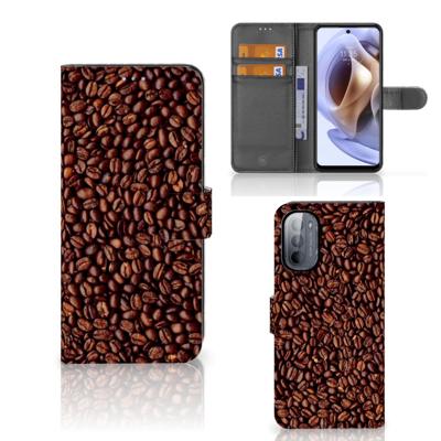 Motorola Moto G31 | G41 | Book Cover | Koffiebonen