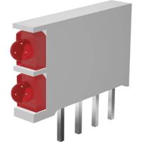 Signal Construct DBI0 1322 LED-module 2-voudig Groen, Groen (l x b x h) 15.5 x 2.5 x 12 mm