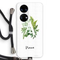 Green Brush: Huawei P50 Transparant Hoesje met koord