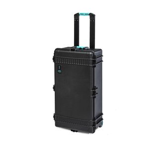HPRC 2745W wheeled met plukschuim zwart/blue bassano