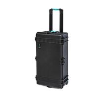 HPRC 2745W wheeled met plukschuim zwart/blue bassano