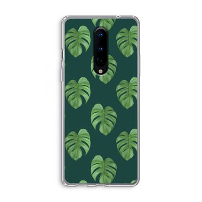 Monstera leaves: OnePlus 8 Transparant Hoesje