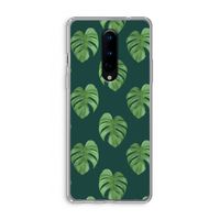 Monstera leaves: OnePlus 8 Transparant Hoesje