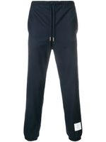 Thom Browne pantalon de jogging en laine à lien de resserrage - Bleu - thumbnail