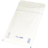 OFFICE products luchtkussenenveloppen, met stripsluiting, 150 x 215 mm, wit, pak van 10 stuks