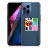 OPPO Find X3 | X3 Pro Silicone Back Cover Popart Princess - thumbnail