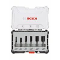 Groeffreesset, 6 mm schacht, 6-delig Bosch Accessories 2607017465 - thumbnail