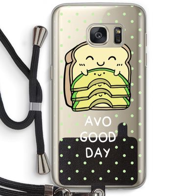 Avo Good Day: Samsung Galaxy S7 Transparant Hoesje met koord